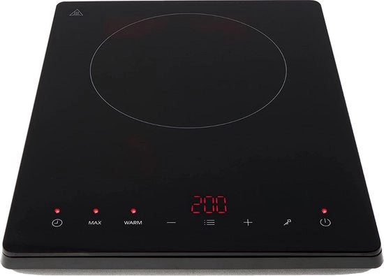 Induzione Cottura Portatile - 1 Piastra Induzione Portatile da 2000 W con Timer, Rilevamento Piastra, e 10 Livelli di Temperatura