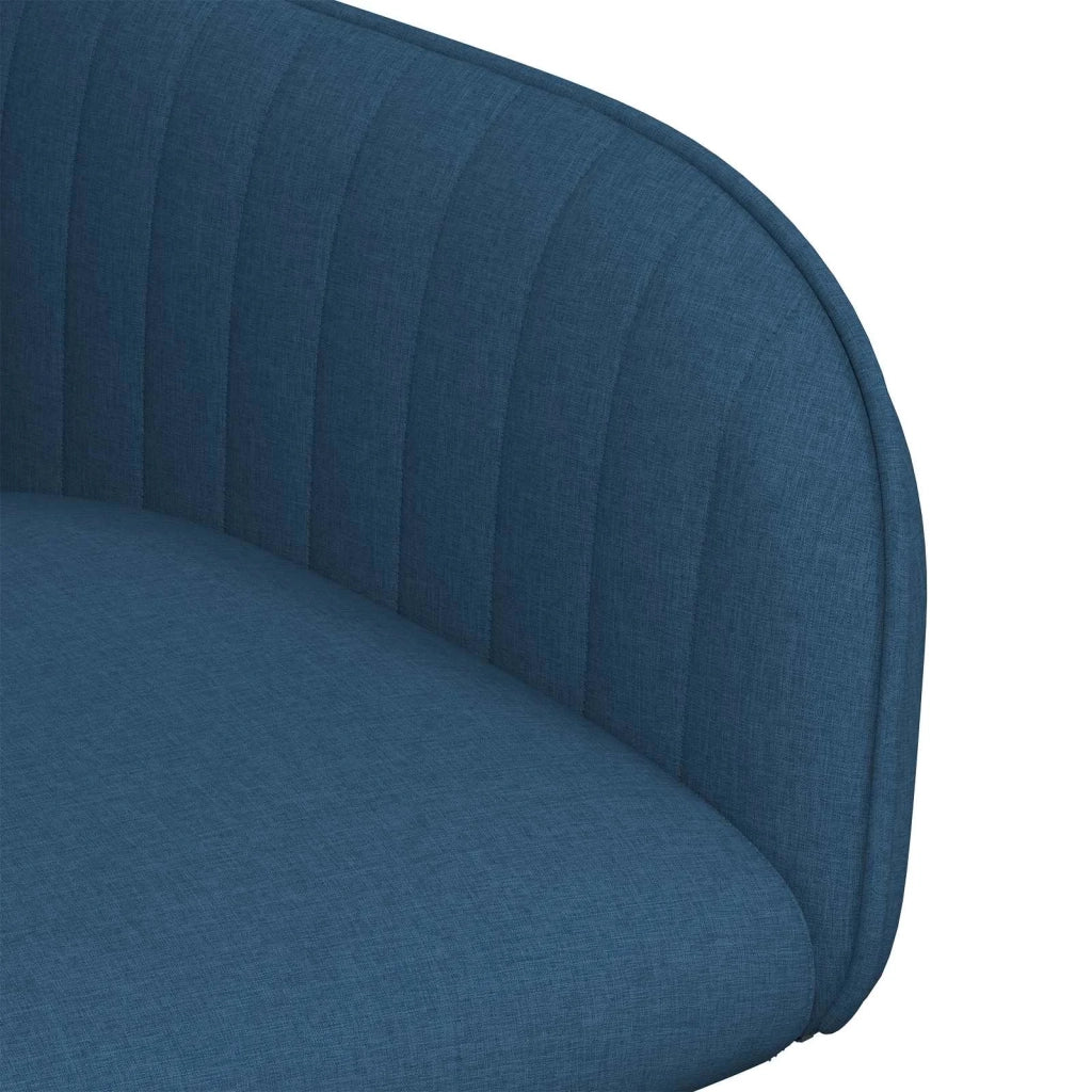 Sedie da pranzo 4 pcs Tessuto Blu 56,5 x 50 x 87,5 cm 3428200