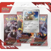 Pokemon Set 3 Pack Bustine Rivali Predestinati Team Rocket PROMO Kangaskhan Pokemon SV10 Rivali Predestinati 3 Pack Blis