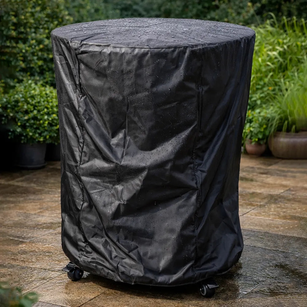 Tempo Style – Barbecue a Legna e Carbone Yucatán Antracite | BBQ in Acciaio Corten da Esterno con ruote e Griglia di cottura in Acciaio Inox 316