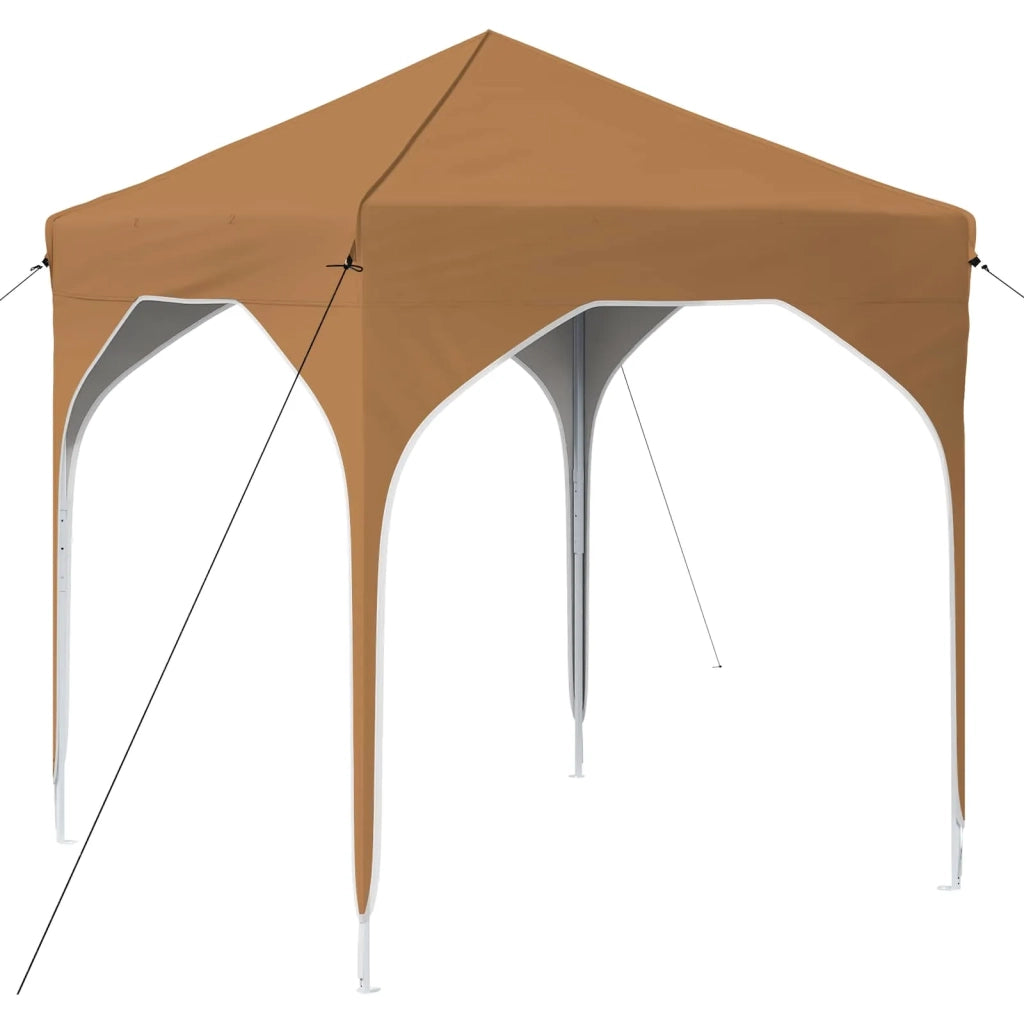 Tenda per feste a pop-up 194 x 194 x 245 cm Beige 42019815