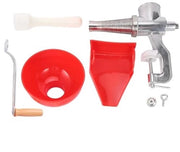 Spremimetrica per Tomate con Alta Capacità - Filtro in Acciaio Inossidabile - Centrifuga Manuale per Succo - Lega di Alluminio - Separatore Schiuma/semi - Installazione Facile