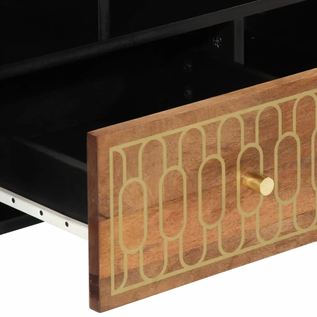 Mobile Porta TV 100x33x46 cm in Legno Massello di Mango 358300