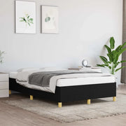 Giroletto senza Materasso Nero 120x190 cm in Tessuto