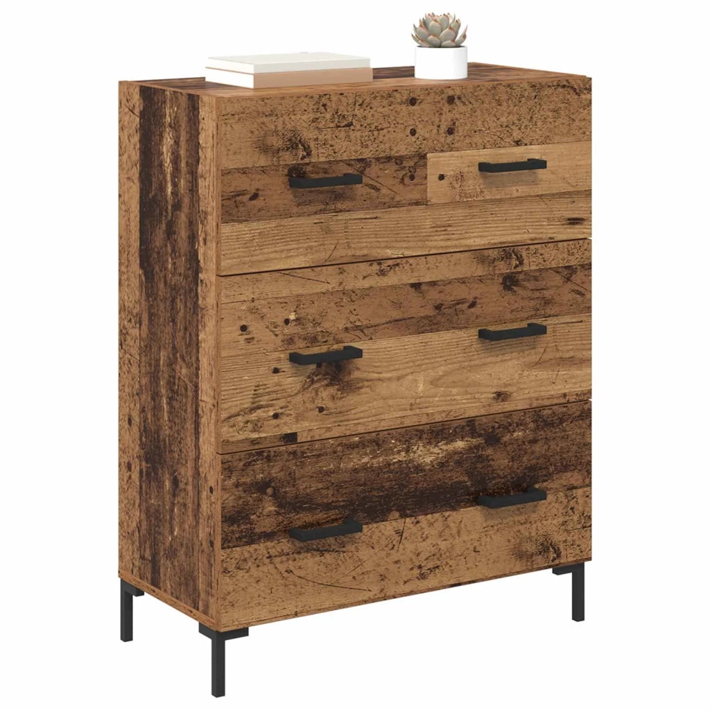 Credenza | Madia | Buffet da pranzo | Armadio da pranzo con cassetto Legno vecchio 69,5 x 34 x 90 cm
