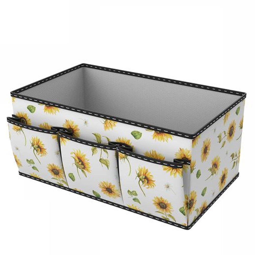 Trade Shop - Box Scatola Salvaspazio Armadio Contenitore Porta Oggetti Organizer 25x15x12 Cm -