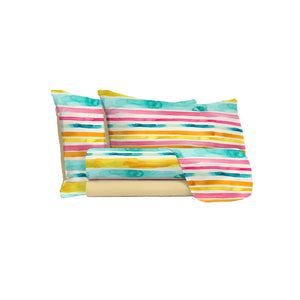 Set Lenzuola Singolo con Stampa Sopra Sotto e Federe Fez