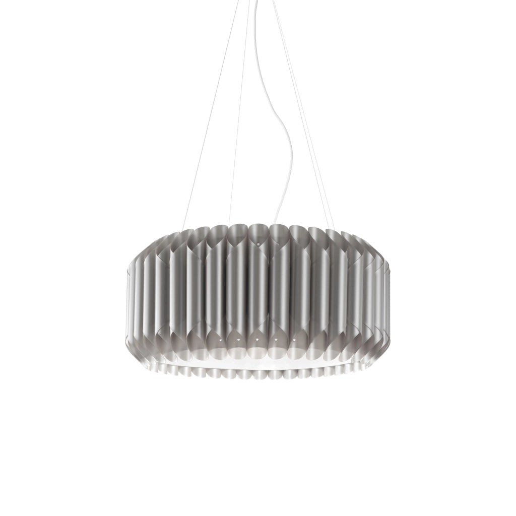 Lampadario Moderno Louise Polilux ® Argento E Metallo Cromo 5 Luci E27