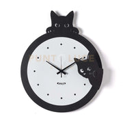 Orologio da parete di design Silvestro Nero,bianco marmo