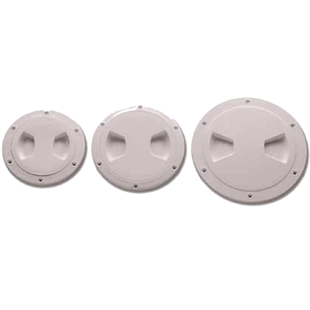 Tappo ispezione per barca camper bianco incasso mm 115