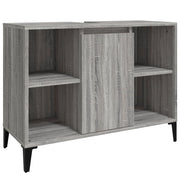 Mobile sottolavabo da bagno 80 x 33 x 60 cm in legno ingegnerizzato grigio 02_0006852