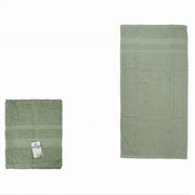 Trade Shop - Asciugamano Da Bagno Ospite In Cotone Morbida 30 X 50 Cm 65gr Colore Verde 79490 -