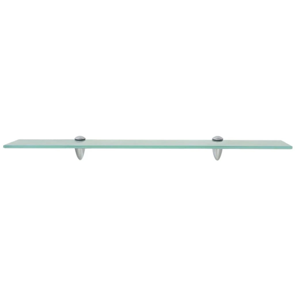 Elegante mensola di design da parete in vetro 70 x 10 cm vetro da 8 mm 2702123/2