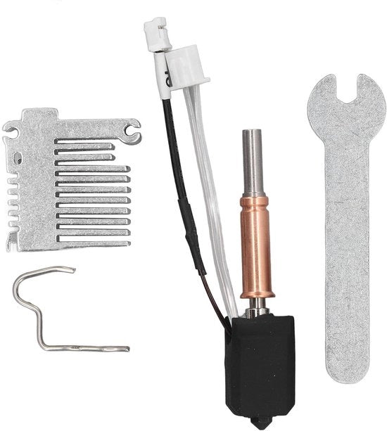 Kit di Testa Calda in Acciaio - Cassetta di Riscaldamento Ceramica - Installazione Rapida - Regolazione Temperatura Stabile - Elevate Prestazioni a Temperatura Alta - Fino a 400 ℃ - Componente di Stampante 3D
