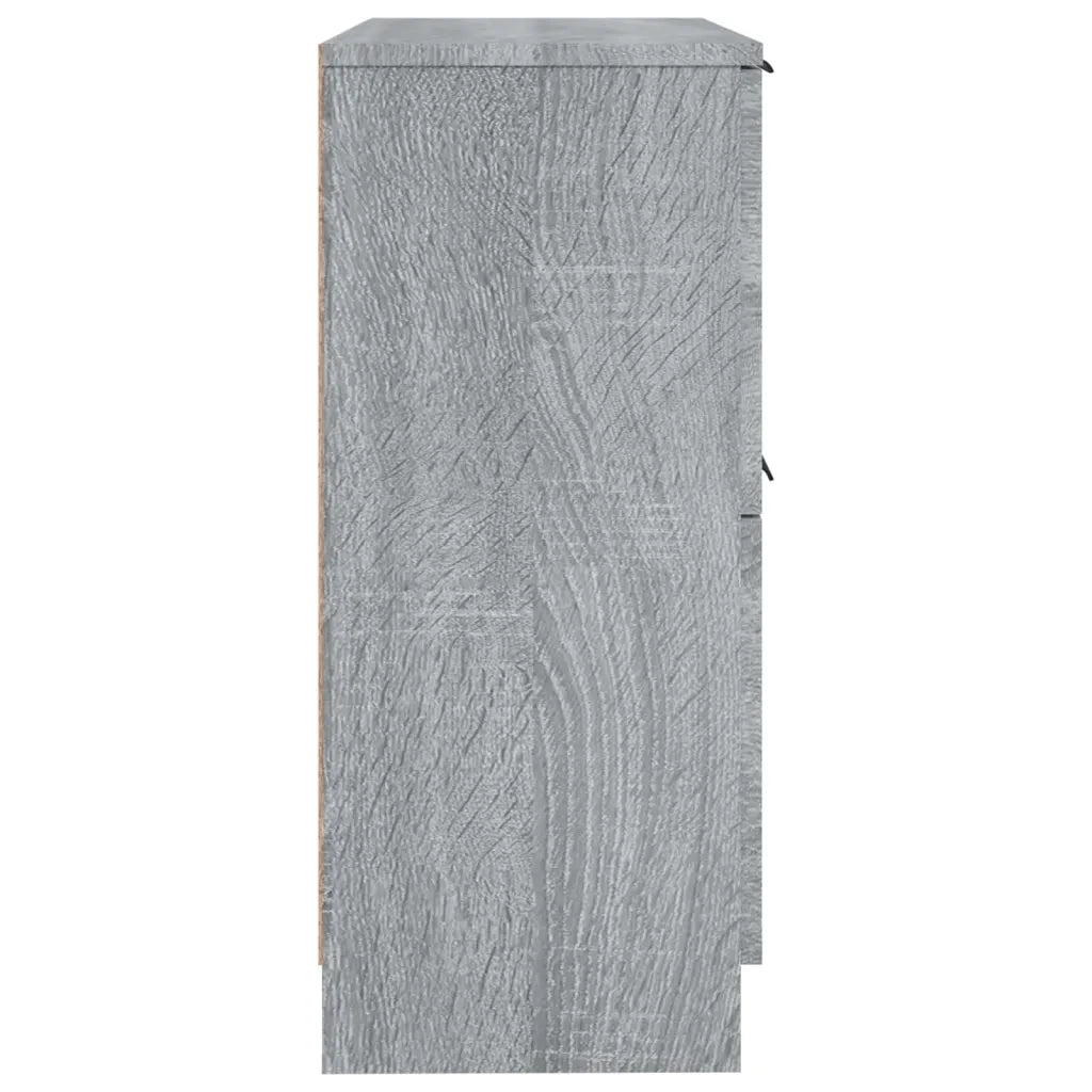 Credenze 2 pz Grigio Sonoma 30x30x70 cm in Legno Multistrato 817021
