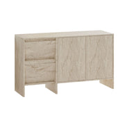 Credenza in legno "Laris 130" - 130 x 44 x 82 cm - Travertino