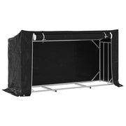 Rastrelliera Legna con Copertura Antipioggia Acciaio Zincato CFW8561515