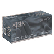 GUANTI NITRILE MONOUSO 'BLACK' tg. L  - AJSIA