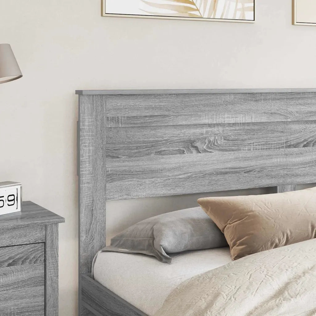 Testiera-Testata-Testiera Decorativa Grigio Sonoma 180 cm Legno multistrato 421550