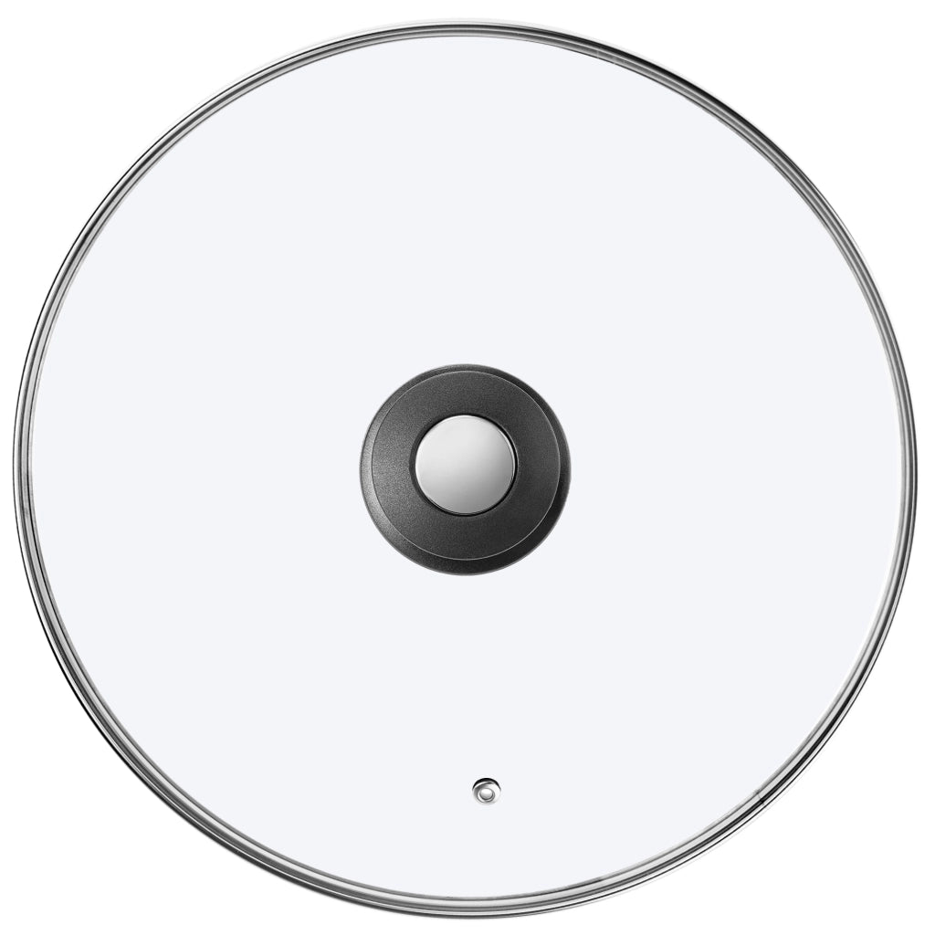 Coperchio in vetro KADAX da 26 cm, universale, resistente al calore, per pentole e padelle.