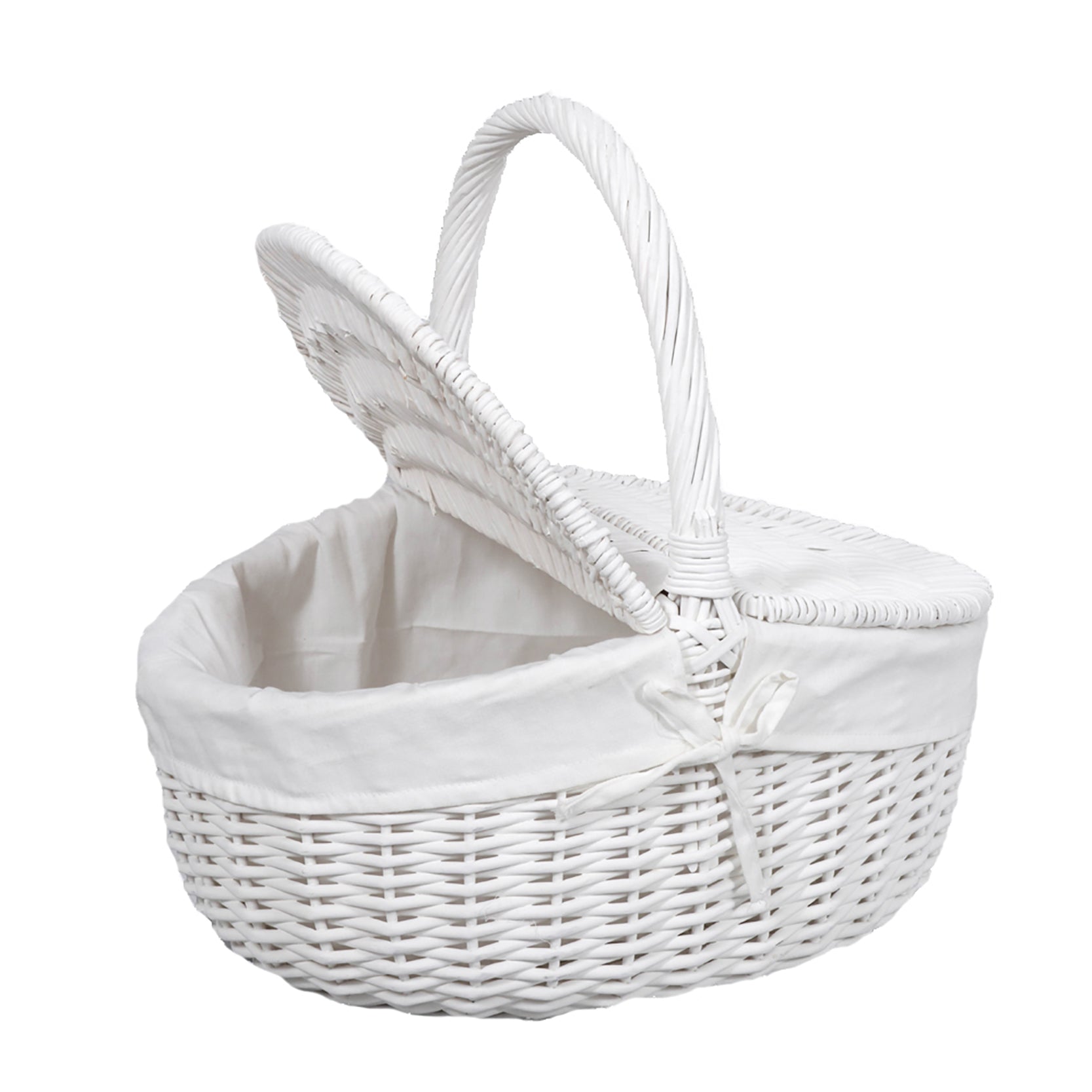 Cestino in Vimini con Manico Larghezza 45 cm