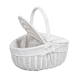 Cestino in Vimini con Manico Larghezza 45 cm