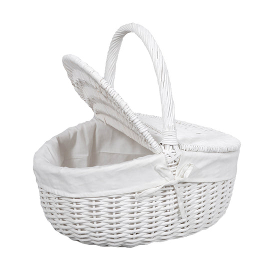 Cestino in Vimini con Manico Larghezza 45 cm