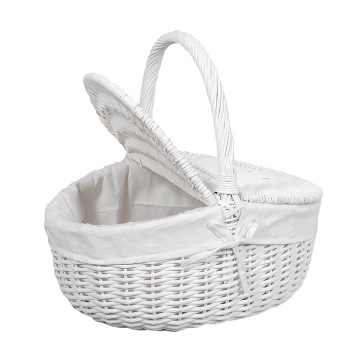 Cestino in Vimini con Manico Larghezza 45 cm