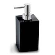 Dosasapone d' appoggio GEDY linea Sofia in resina colore Nero Matt