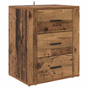 Comodino | Armadio da Notte | Mobiletto da notte con cassetto Legno vecchio 35 x 50 x 60 cm
