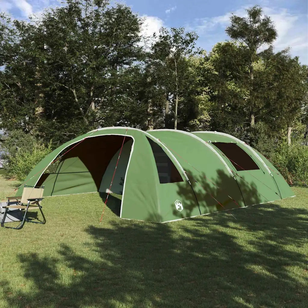 Tenda Tunnel per 6 Persone 6 persona Verde e Bianco 42004047
