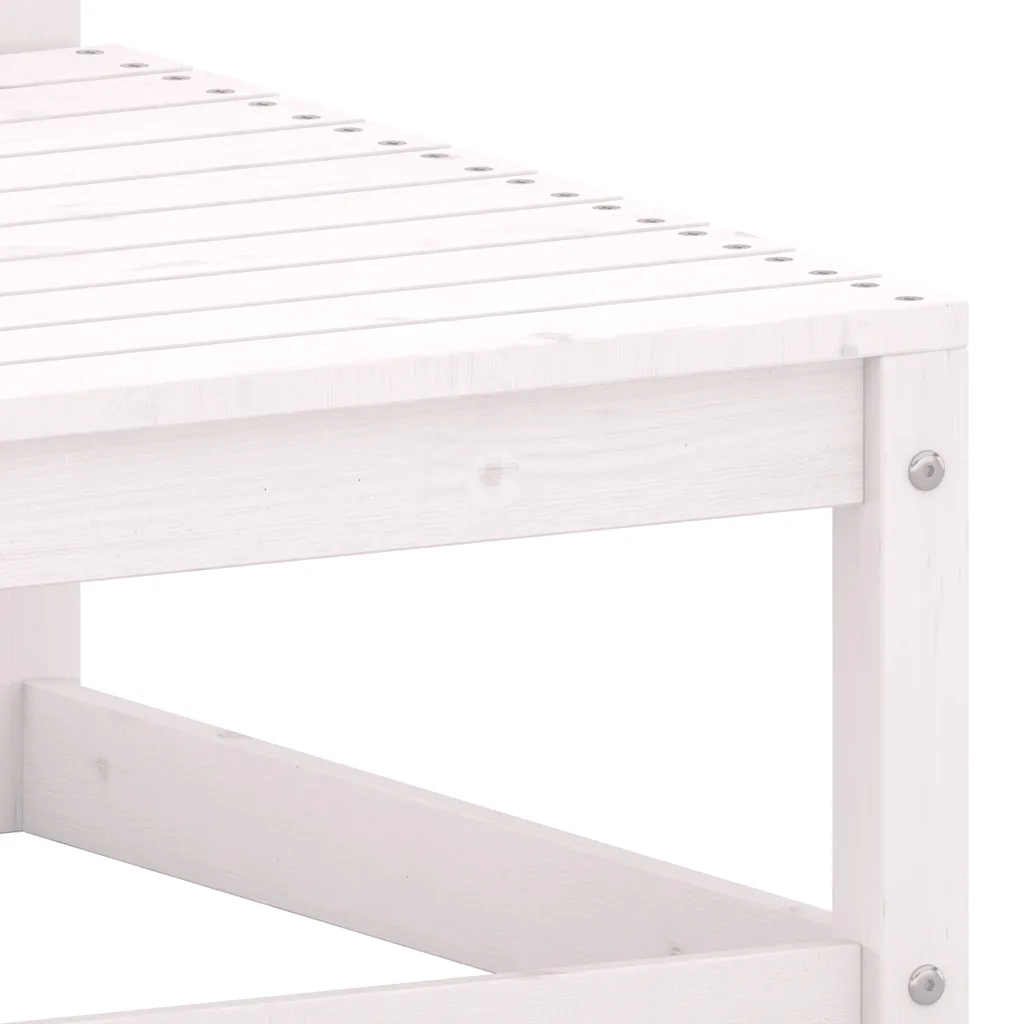 Divano Centrale da Giardino e Cuscini-Sofa Modulare-Divanetto da esterno Antracite Massello Pino 932972