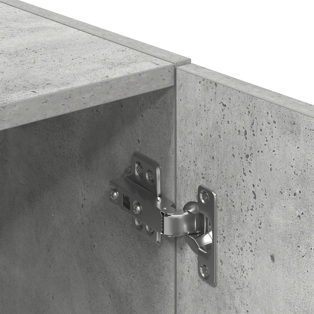 Mobile da Cucina Grigio Cemento 38x41,5x131,5 cm Legno