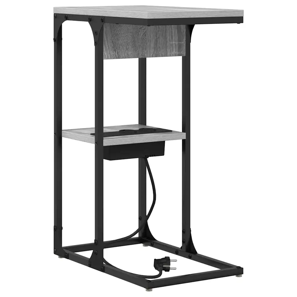 Armadio da Notte Grigio Sonoma 41,5 x 26 x 60,5 cm 859593