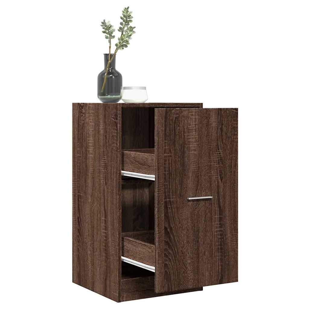 vidaXL Armadietto da Farmacia Rovere Marrone 40x41x77,5 cm Truciolato