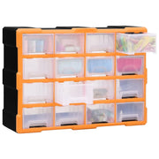 Mobile Contenitore con 16 Cassetti Medi 52x16x37 cm 149601