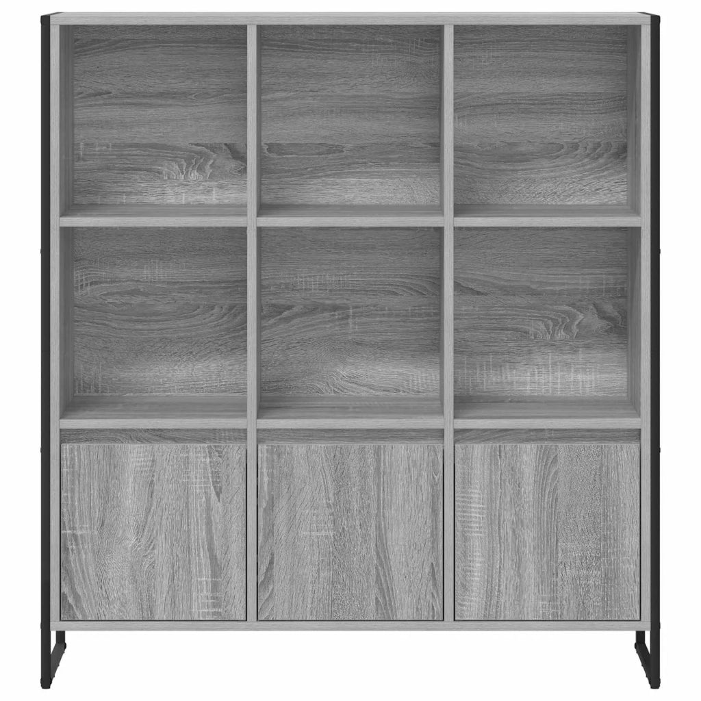 Armadio per Libri 2 pcs Grigio Sonoma 99,5 x 30 x 108 cm 3403025
