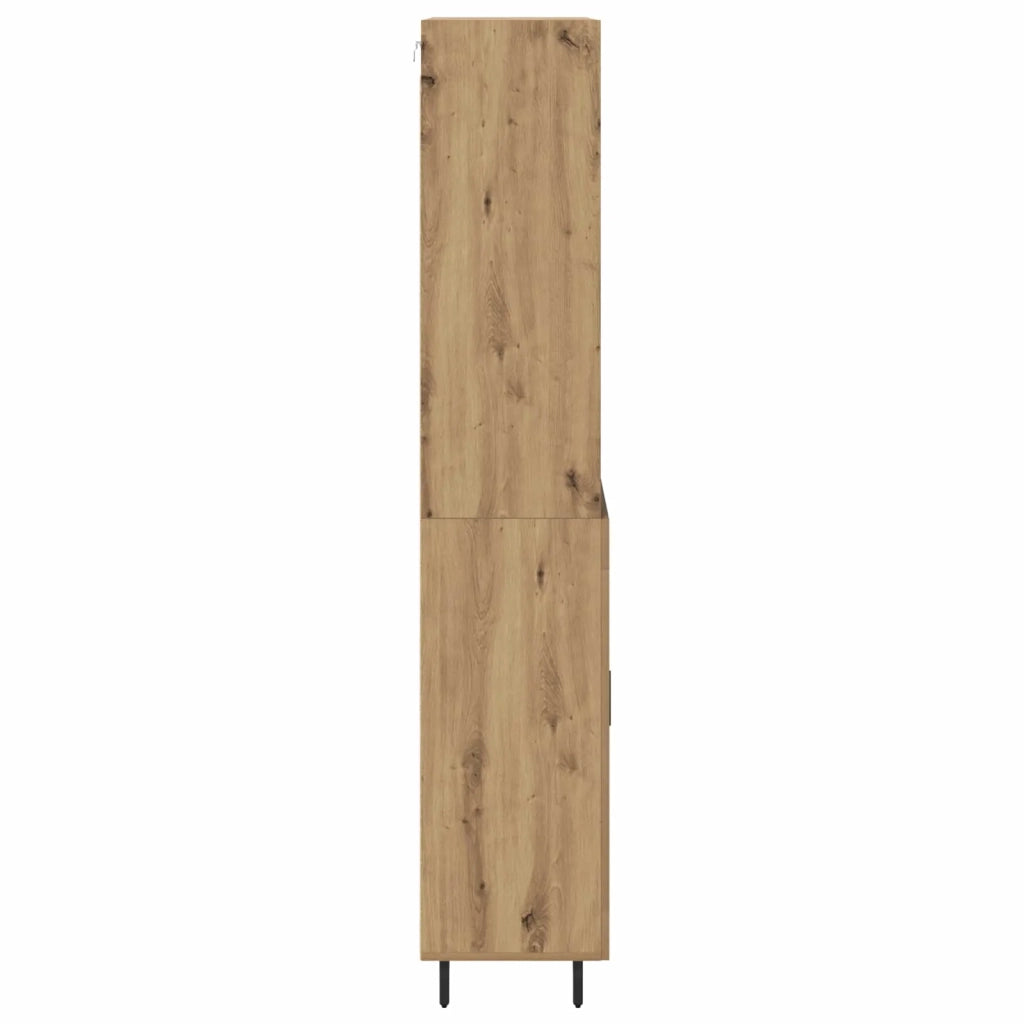 Credenza | Madia | Buffet da pranzo | Armadio da pranzo Rovere artigianale 69,5 x 34 x 180 cm