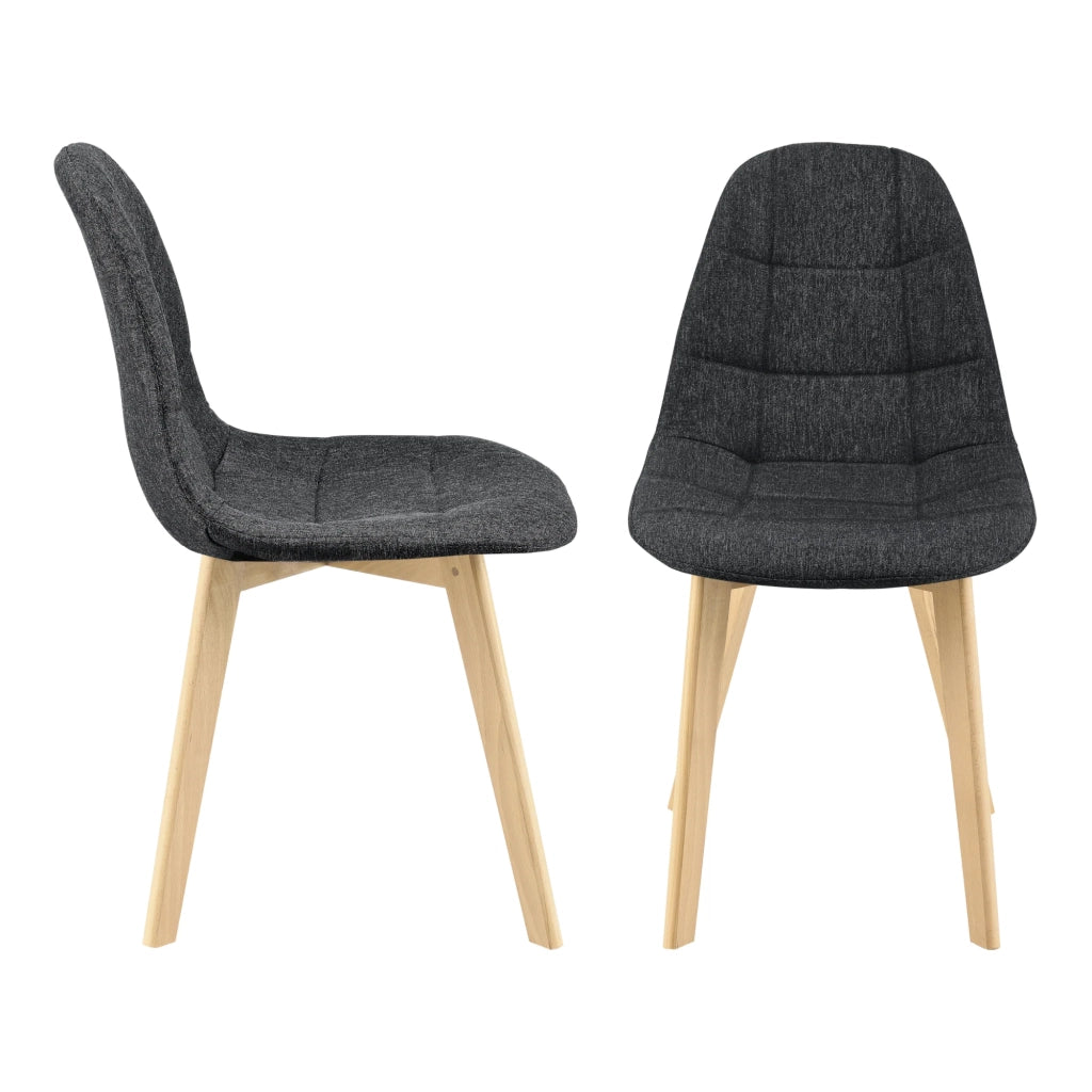Set di 4 sedie da pranzo 86 x 53 x 47 cm nero 03_0006772