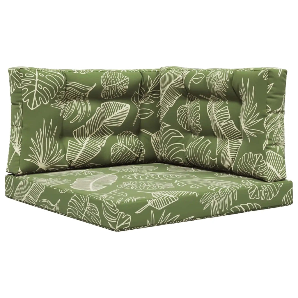 Cuscino per divano da esterno 3 pcs Design a foglia Poliestere