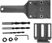 Set di punzoni per forare - 8 pezzi - Hout lavorazione - Autoalimentato - Adatto per 6 mm 8 mm 10 mm - Posizionamento del foro - Per connessioni in legno