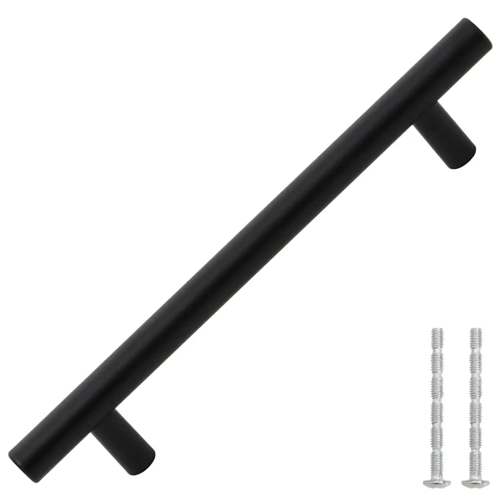 Maniglie per Mobili 10pz Nere 160mm in Acciaio Inoxcod mxl 132915