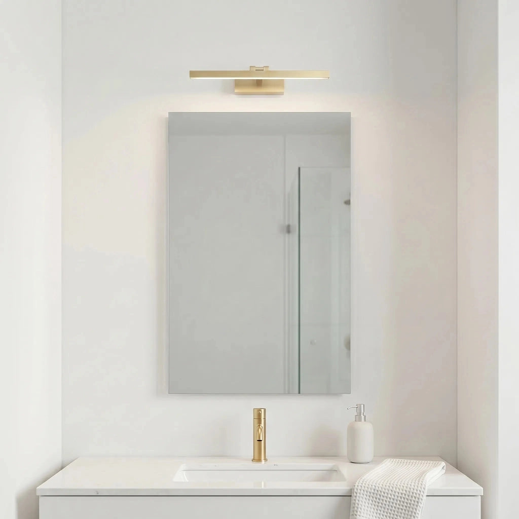 Applique Da Bagno Led APP1863-1W 40cm Brush Gold