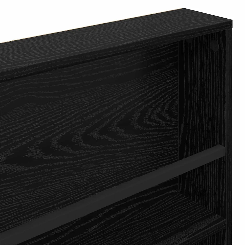 Scaffale per riviste Rovere Nero 100 x 12 x 70 cm CFW2642173