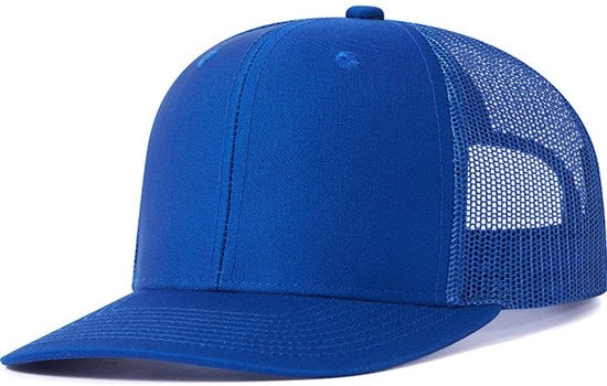 Cappello Trucker per Uomo - Cappello da Baseball per Uomo Respirante - Cappello da Baseball per Uomo e Donna - Blu Reale