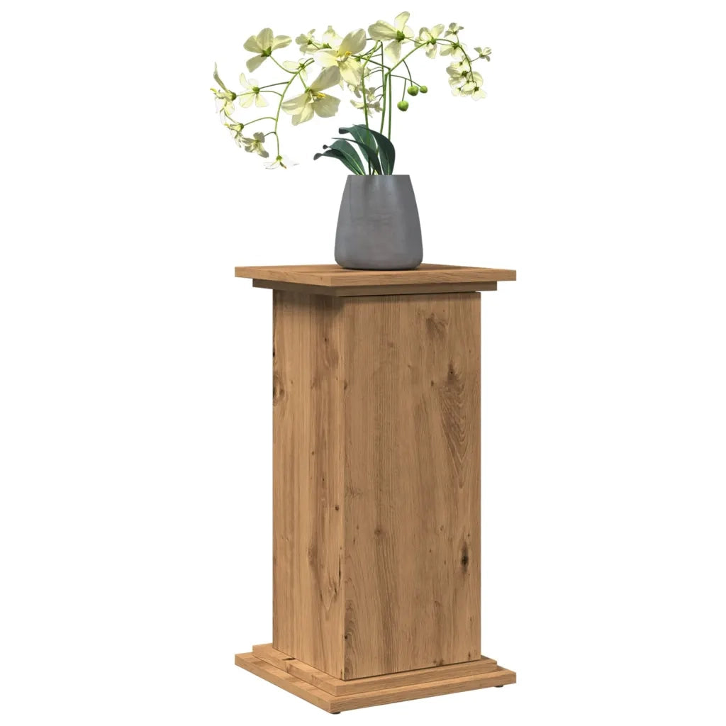 Espositore Portaoggetti Rovere Artigianale 31x30x60 Truciolato 854624