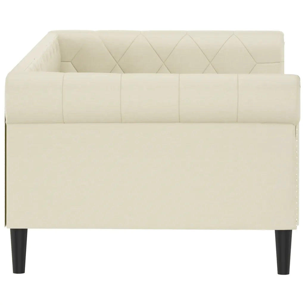 Letto da Giorno Crema 90x200 cm in Similpelle 354228