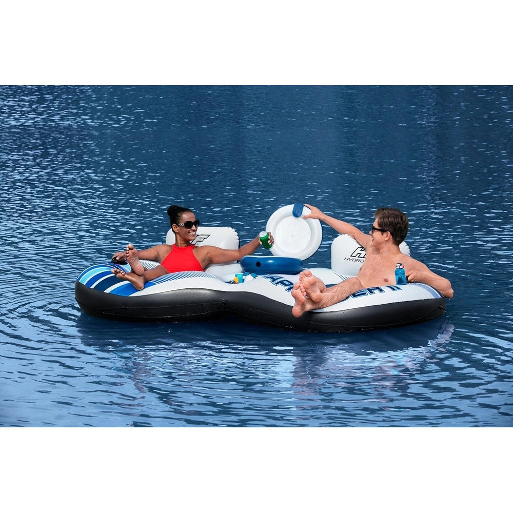 Trade Shop - Salvagente Poltrona Gonfiabile Galleggiante Rapid Rider 2 Posti 251x132 Cm 43113 -