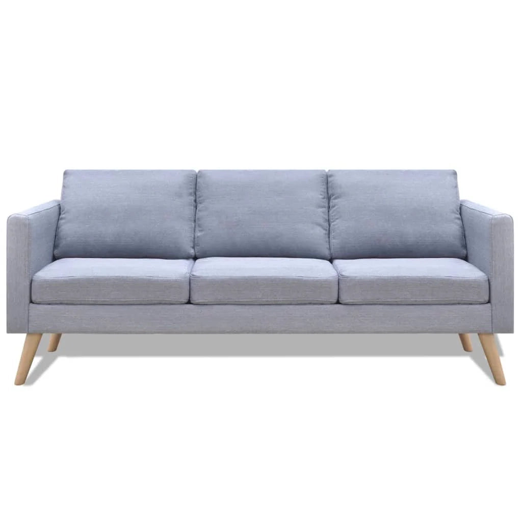 Divano letto a 3 posti letto trasformabile per gli ospiti divano letto per soggiorno pieghevole per uso interno tessuto grigio chiaro 02_0019620