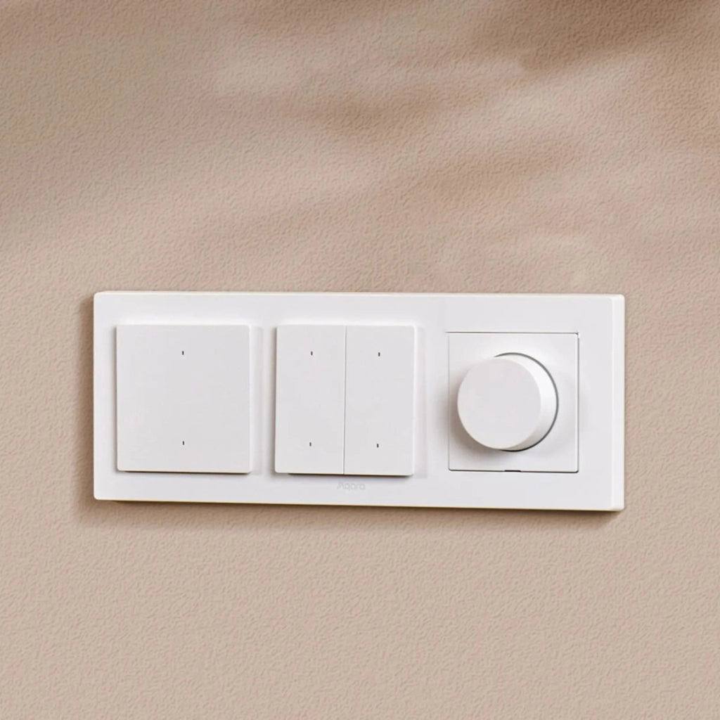 H2 EU Interruttore dimmer multifunzione intelligente Zigbee e filo Bianco Aqara